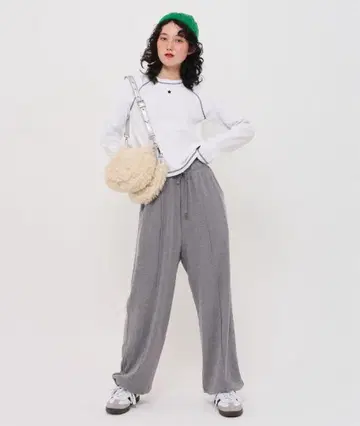 tina:jojun 드로스트 니트 소 팬츠