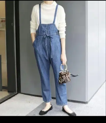 SLOBE IENA 데님 에이프런 살로펫 40 사이즈 슬로브 이에나