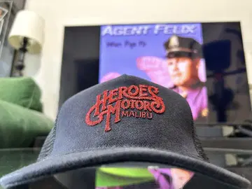 USA Heroes Motors Los Angeles 메쉬 캡 블랙