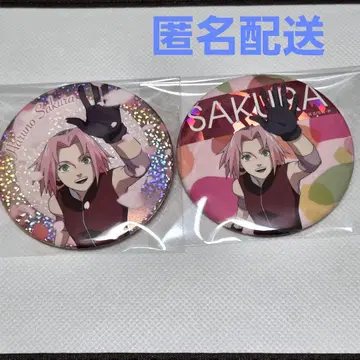 NARUTO 나루토 하루노 사쿠라 캔뱃지 벚꽃