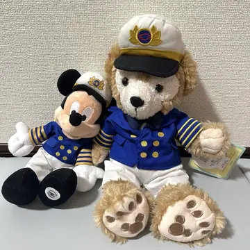 미키 & 더피 선장 봉제 인형 세트