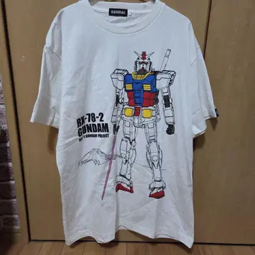 건담 RX-78-2 티셔츠 GUNDAM PROJECT 새상품 레어