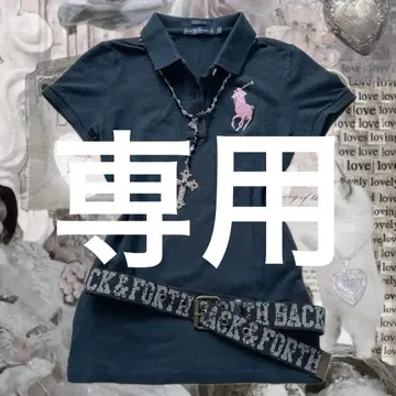 Y2K POLO 랄프 로렌 빅 포니 피케 셔츠 핑크 헤이세이