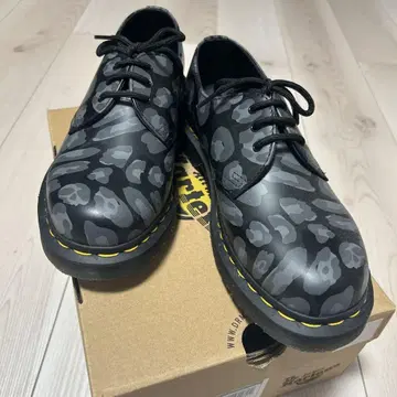 Dr. Martens 1461 블랙/디스토티드 레오파드