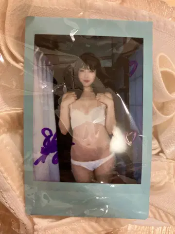 야모리 와카나 친필 사인 폴라로이드