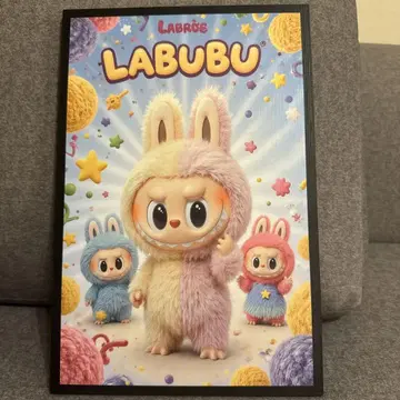 LABUBU 그림 장식