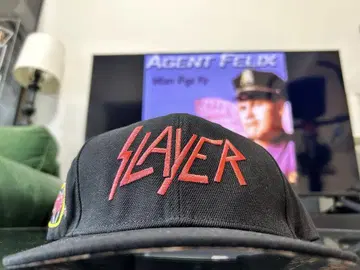 USA 밴딩 SLAYER 슬레이어 캡 블랙 검정
