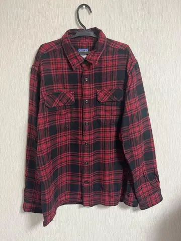 파타고니아 빨검 체크 셔츠