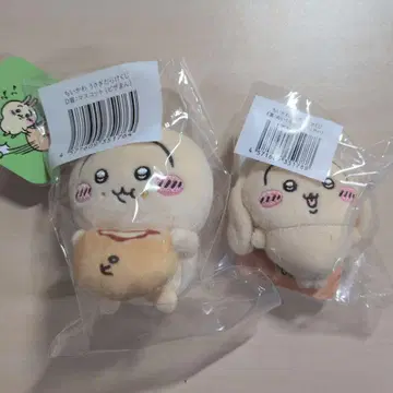 치이카와 토끼가 가득한 복권 D상 마스코트 피자 만 E상 봉제 인형 배지