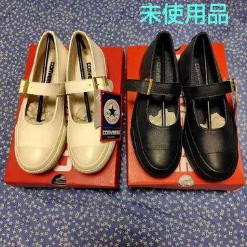 컨버스 멜리 제인 22.5cm 블랙 & 화이트 2켤레 세트