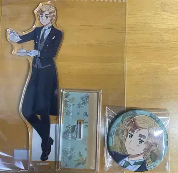 헤타리아 영국 집사 아크릴 스탠드 캔뱃지 캔뱃지
