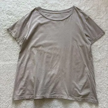 MUSE de Deuxieme Classe 루즈 티셔츠 베이지