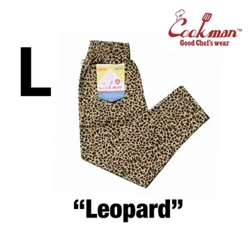 Cookman Chef Pants Leopard 셰프 팬츠 레오파드 무늬