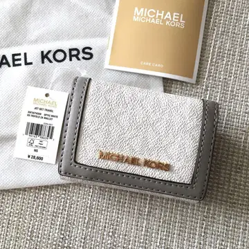 새상품 마이클코어스 MICHEAL KORS 3단 폴더형 지갑 그레이