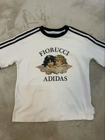 아디다스 FIORUCCI 엔젤 천사 링거 티셔츠