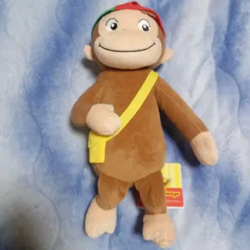 오자루의 조지 봉제 인형 약 30cm 택 포함