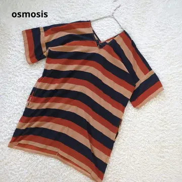 osmosis 오즈모시스 블라우스 티셔츠 M 사이즈 보더