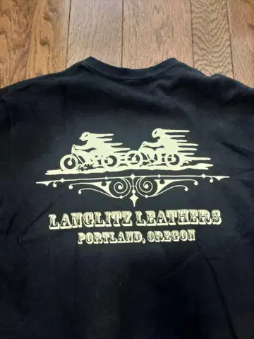 langlitz leathers 티셔츠 헨리넥 S USA제