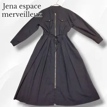 Jena espace merveilleux 밀리터리 코튼 원피스