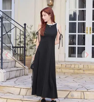 Lady 바이컬러 아메슬리 원피스