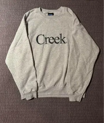 Creek 그레이 로고 트레이닝복