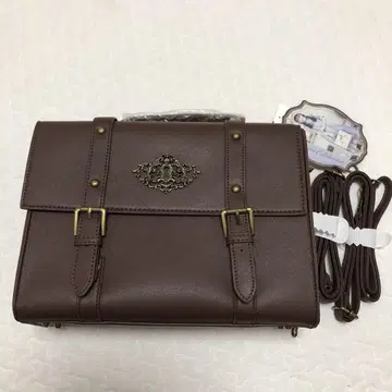 새상품 시마무라 쿠루미 열쇠구멍 사첼백 브라운