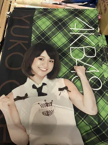 전 AKB48 오시마 유코 전신 태피스트리 등신대