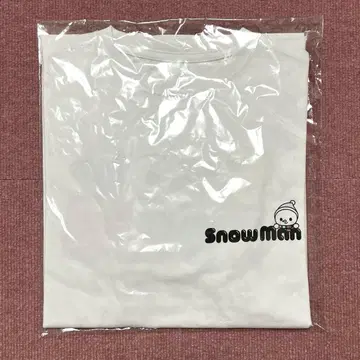 SnowMan 로고 티셔츠 Snow World 스노와