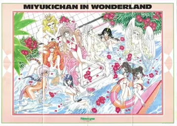 카도카와 서점 Newtype 별책 부록 원더랜드의 미유키 포스터 9408