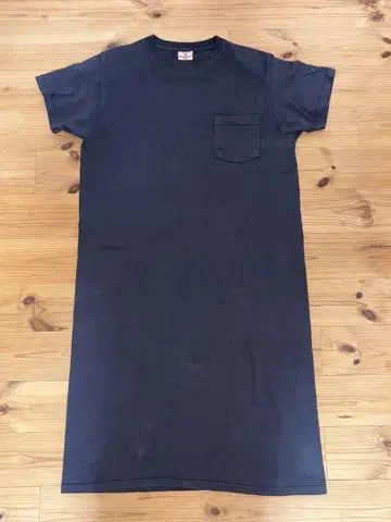 Goodwear 숏 슬리브 포켓 원피스 롱