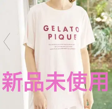 최종 가격! 접촉 냉감 COOL 레이온 로고 티셔츠 핑크