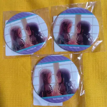 지바쿠 소년 하나코 군 네네 & 아오이 캔뱃지 3개 세트 제비뽑기 도