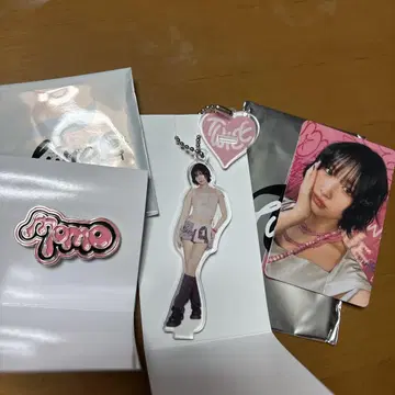 TWICE 허벅지 미니 아크릴 스탠드 참 혜택 트레이딩 카드 핑 배치