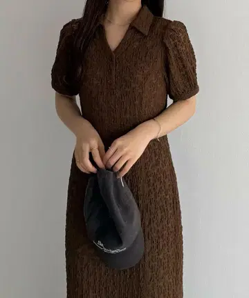카라우티아 callautia 컷 레이스 폴로 원피스