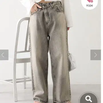 오버 다이 와이드 데님 미스틱 베이지 1