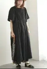 메쉬 비즈 자수 원피스