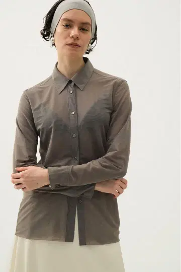 클레인 레이어드 시어 셔츠