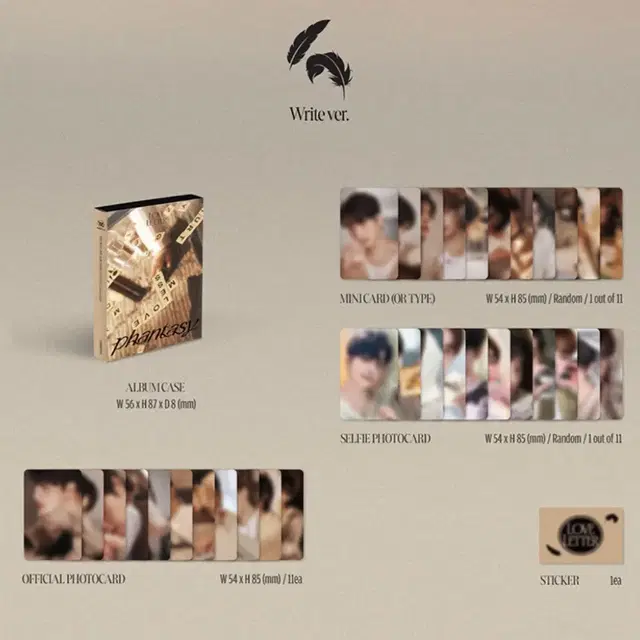 더보이즈 'love letter' 플랫폼 앨범 white ver.