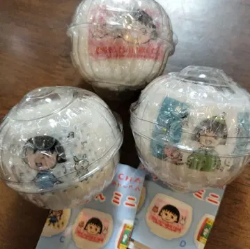 마루코는 아홉살(치비 마루코짱) 미니 찻잔 B D F 가챠가챠 3개 세트