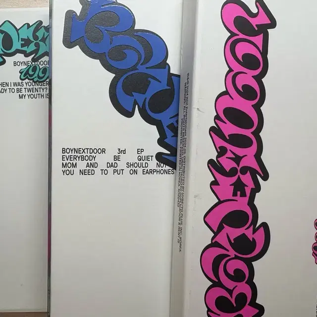 보넥도 19.99앨범 3종