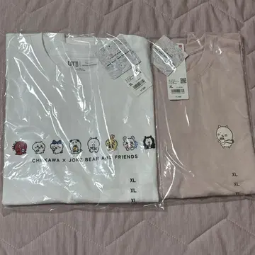 유니클로 UT 치이카와 (먼작귀) 티셔츠 2장 세트 XL