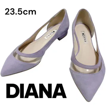 다이애나 DIANA 펌프스 로우 힐 라벤더 23.5 새상품급