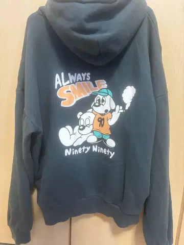 9090 always smile 후드티 M 사이즈 그린