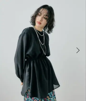 LIPSIM 2way 셔츠 블랙
