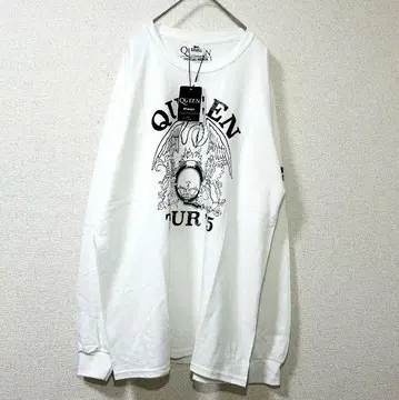 LONSDALE QUEEN 티셔츠 L 롱 T 조인트 웍스 화이트