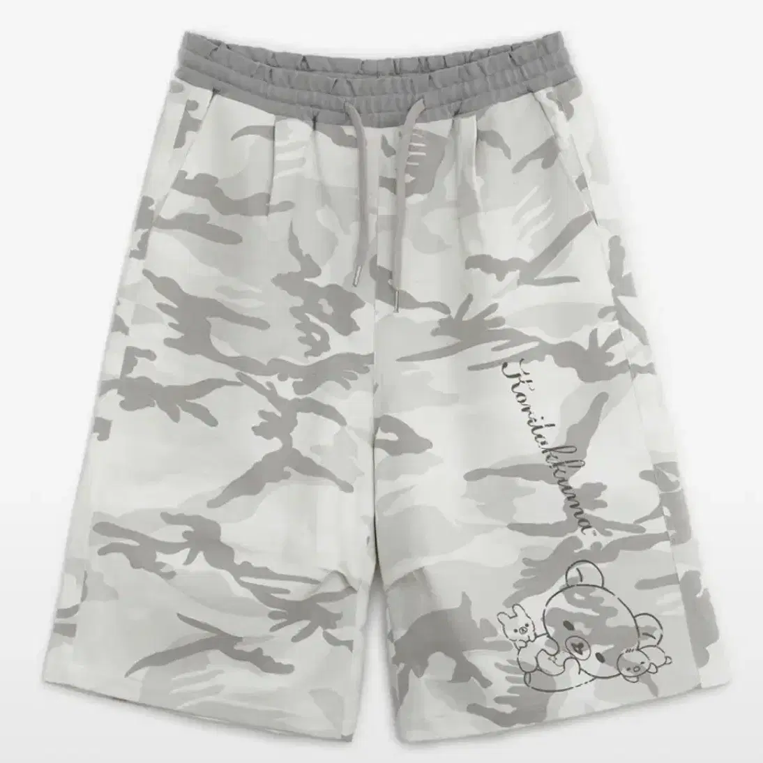 パンツ HUG YOUR SKIN Camo Korilakkuma bermuda pants 5BJH1488 Hug Your Skin Camo Korilakkuma Bermuda Pants Gray on Bunjang