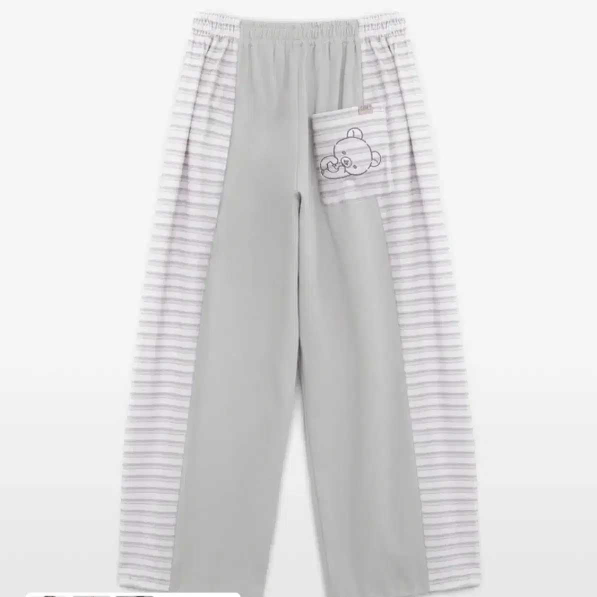【hug your skin】x Korilakkuma★Stripe Jogger Pants Hug your skin Stripe Rilakkuma Jogger Pants Pink on Bunjang