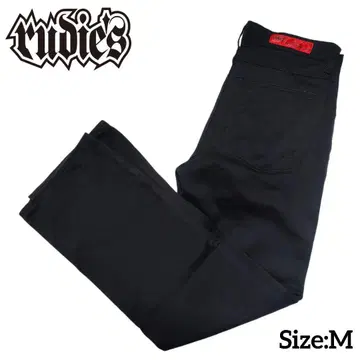 루디스/블랙 팬츠/Size:M/익명 배송/무료배송