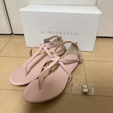 새상품 MERCURYDUO 핑크 핑거 샌들 F 머큐리 듀오