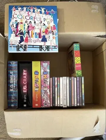 친필 사인 포함 E-girls DVD 세트, 각종 굿즈 세트